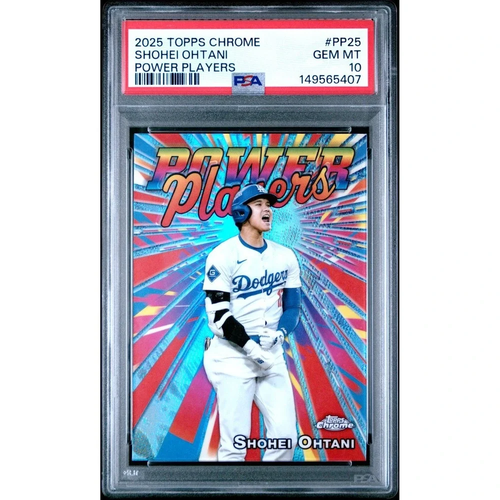 2025 Topps Chrome - Power Players Shohei Ohtani #PP-25 PSA 10 MVP Dodgers